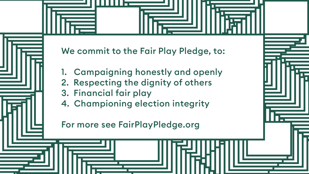 Fair Play Pledge commitments